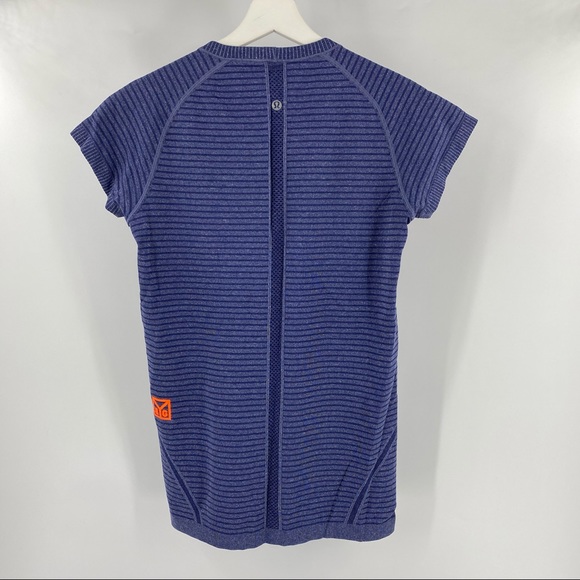 Lululemon blue swiftly tech “giver” yegcycle tee - Picture 2 of 7